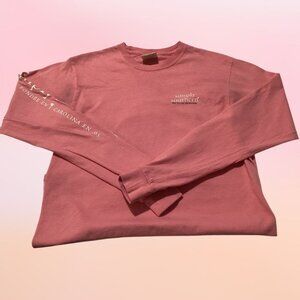 Simply Southern “All I Need Puppies, Coffee & Shopping “ Long Sleeve Graphic Tee